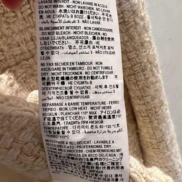 Saint Laurent Long Coat in Silk Tweed and Wool like New - Picture 9 of 15